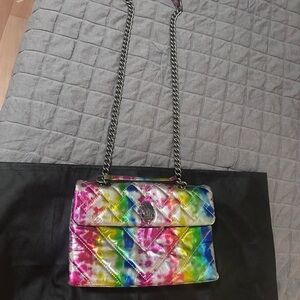 Kurt Geiger Rainbow Quilted Shoulder Bag